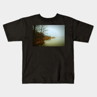 Winter At The Lake Kids T-Shirt